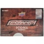 2024/25 Upper Deck Engrained Icons Hockey Hobby 10 Box Case