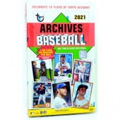2021 Topps Archives Baseball Hobby 10 Box Case